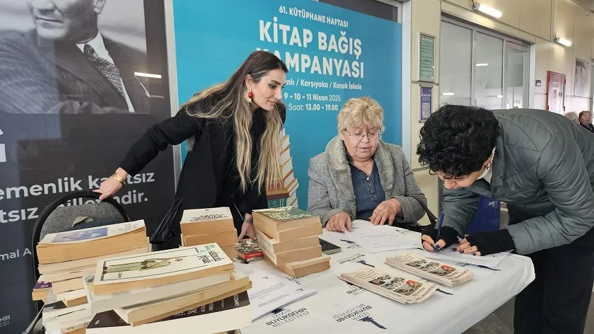 İzmir’de kitap kurtları için kitap bağışı kampanyası