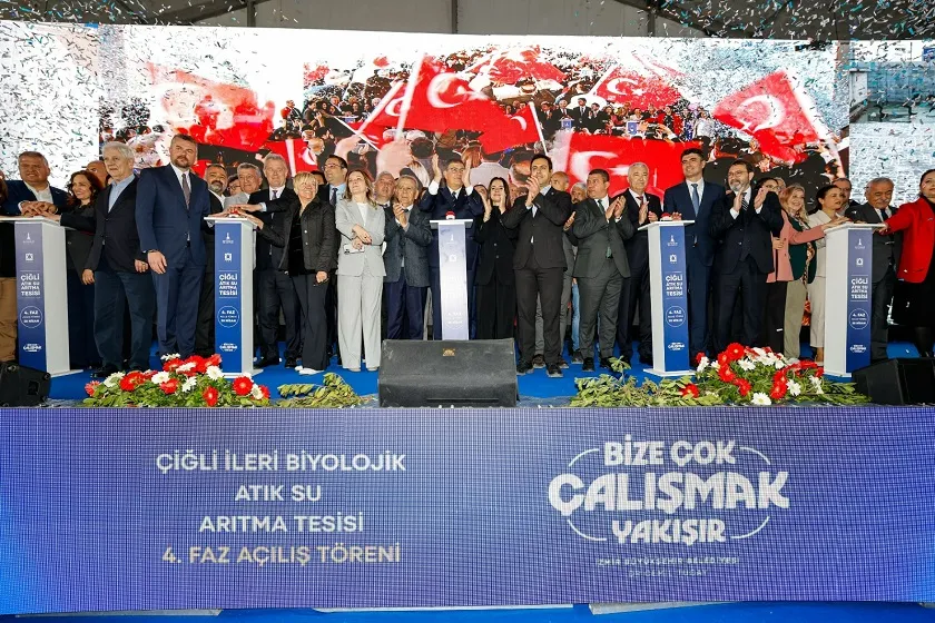 Çiğli Atıksu Arıtma Tesisi’nin 4. fazı açıldı