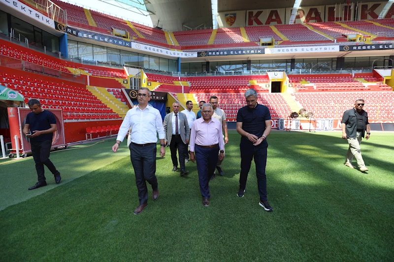 Başkan Büyükkılıç: “RHG Enertürk Enerji Stadyumu, 2025-2026 Sezonuna Hazır”