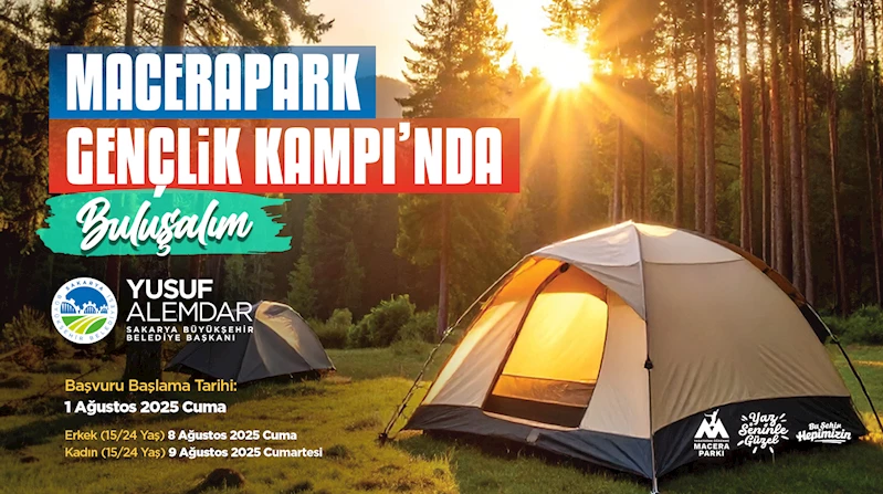 Büyükşehir Gençlik Kampı’nda kayıtlar başlıyor