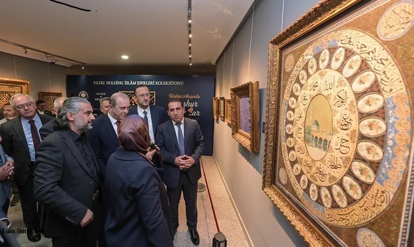 Yıldız Holding’in “Tarihin Akışında Meşhur Hattatlar” sergisi Trabzon’da ziyarete açıldı