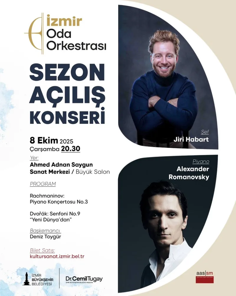 İzmir Oda Orkestrası 2025-2026 konser sezonunu açıyor