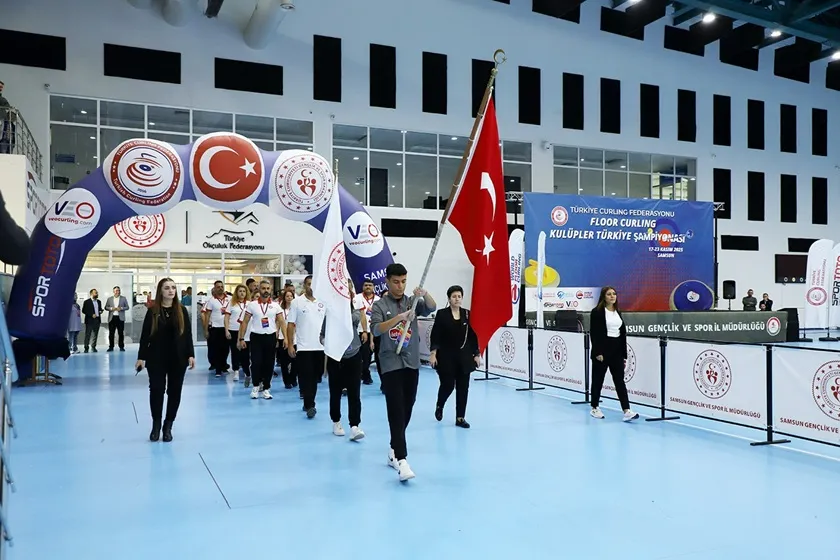 Floor Curling Türkiye Şampiyonası Samsun’da Başladı